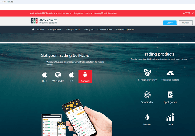 Website screenshot