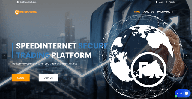 Website screenshot