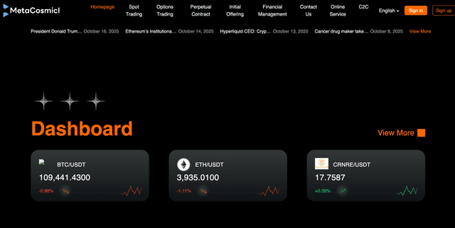 Website screenshot